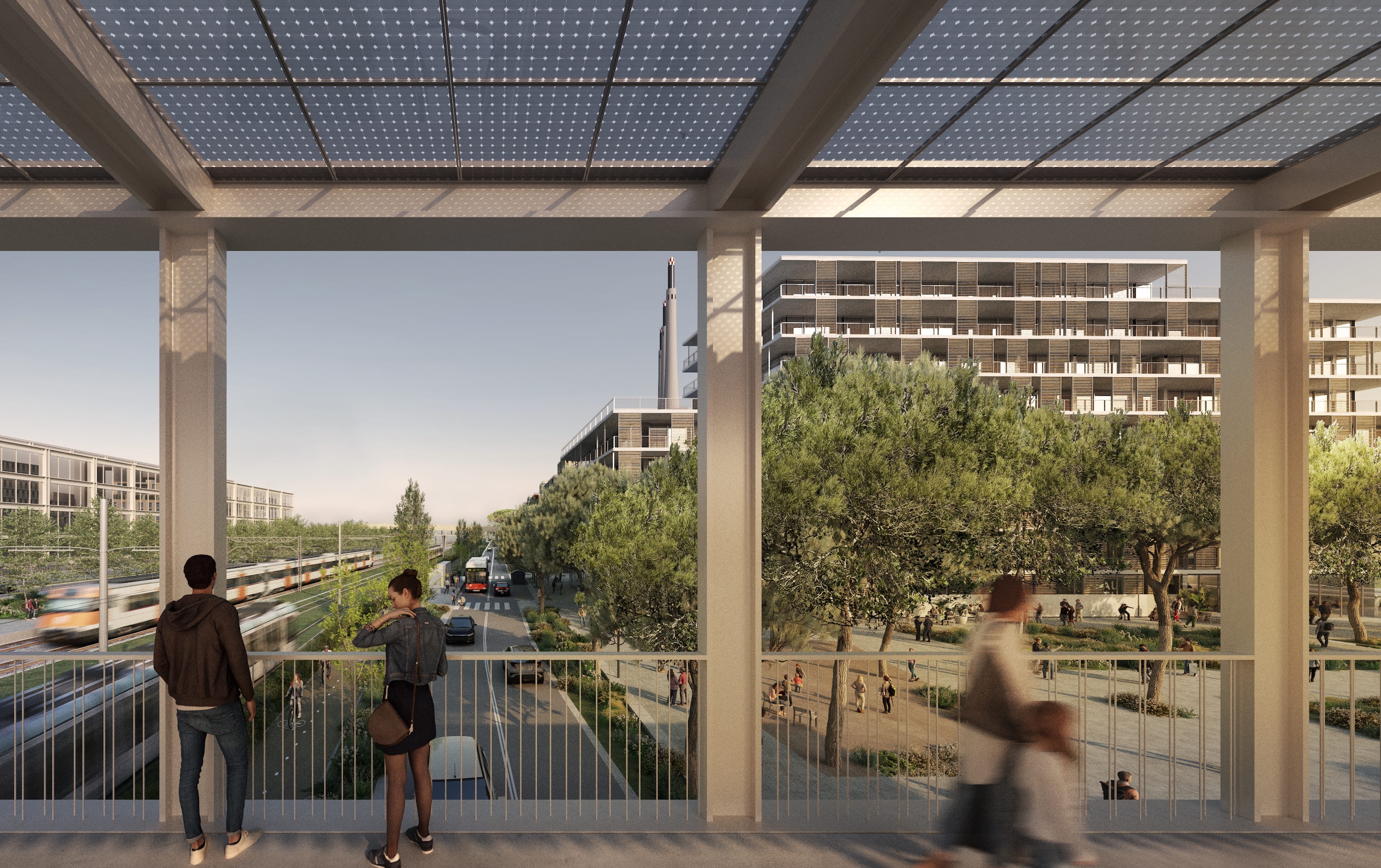 Perspectiva del districte