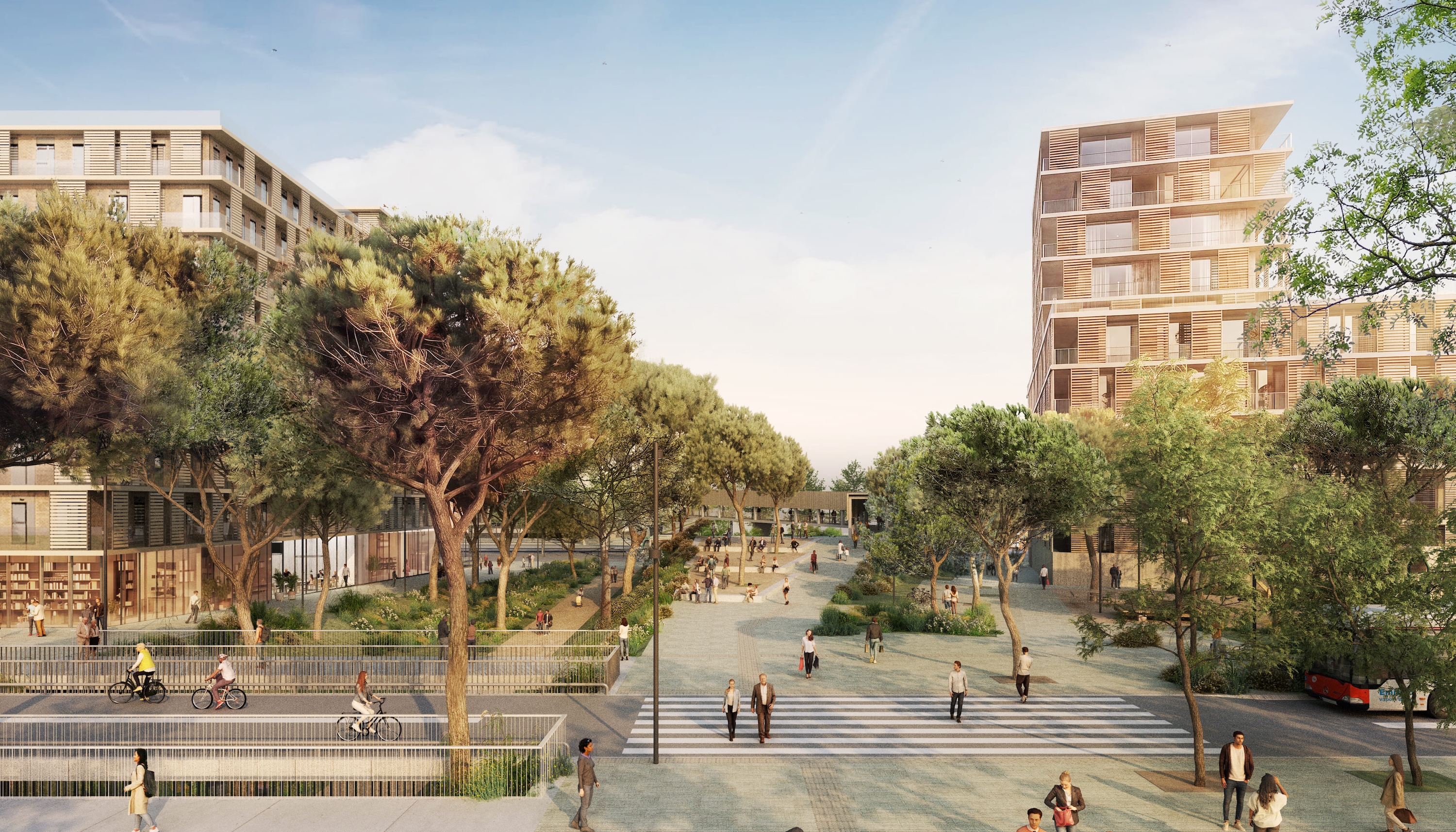 Perspectiva del districte