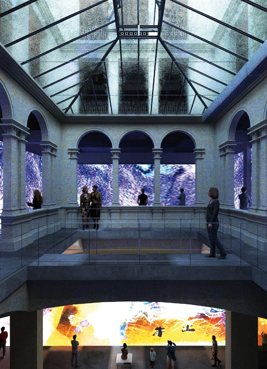 Render del pati interior de La Foneria